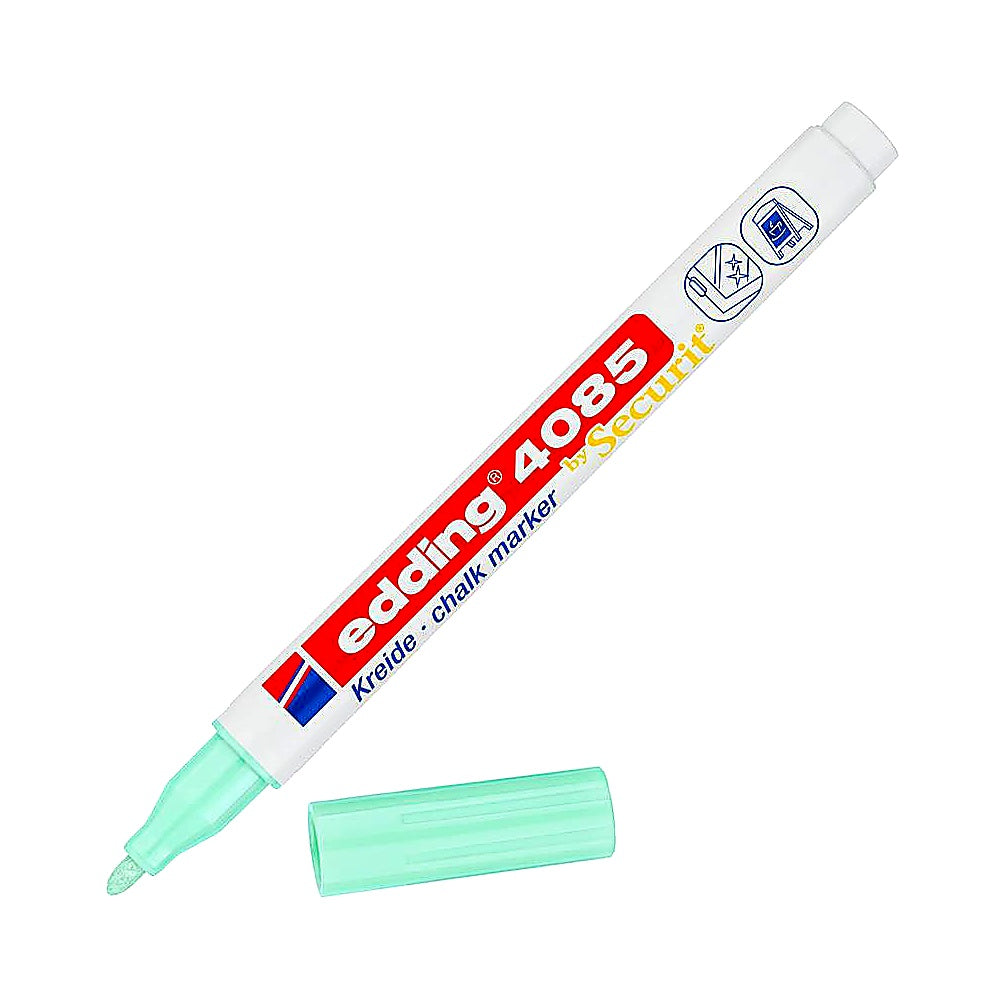 Edding 4085 Kreidemarker, Rundspitze 1–2mm, abwischbar, Fenster & Tafel
