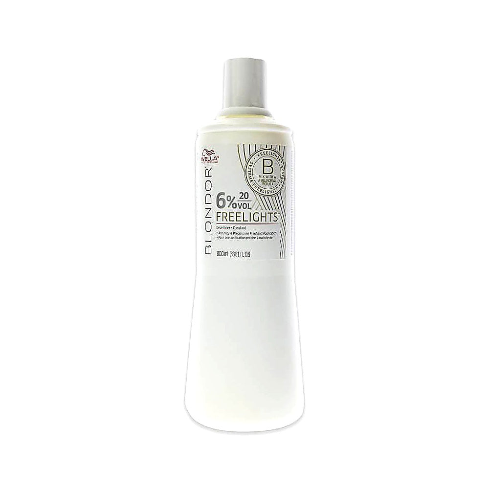 Wella Blondor Freelights Entwickler 1000ml sanfte Aufhellung Freihand Techniken