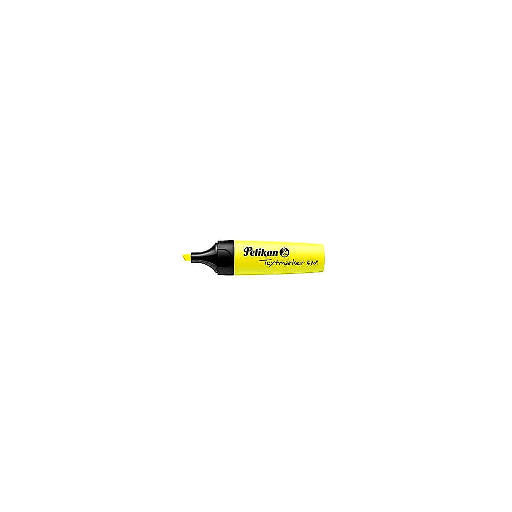 Pelikan Textmarker 490 Gelb leuchtend für Schule Büro Studium Markieren