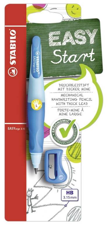 STABILO Druckbleistift EASYergo 1.4 3.15 HB ergonomischer Druckbleistift