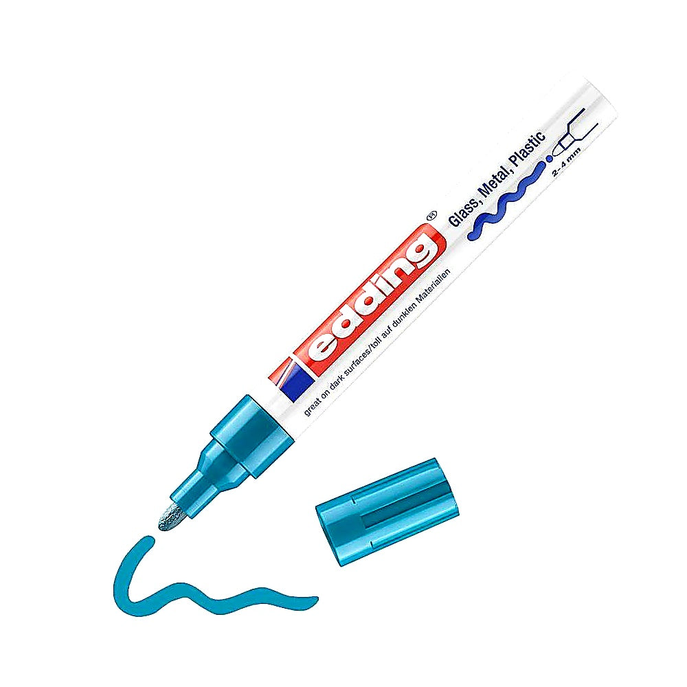 Edding 750 Lackmarker, mittlere Spitze 2–4 mm, deckend, für viele Materialien