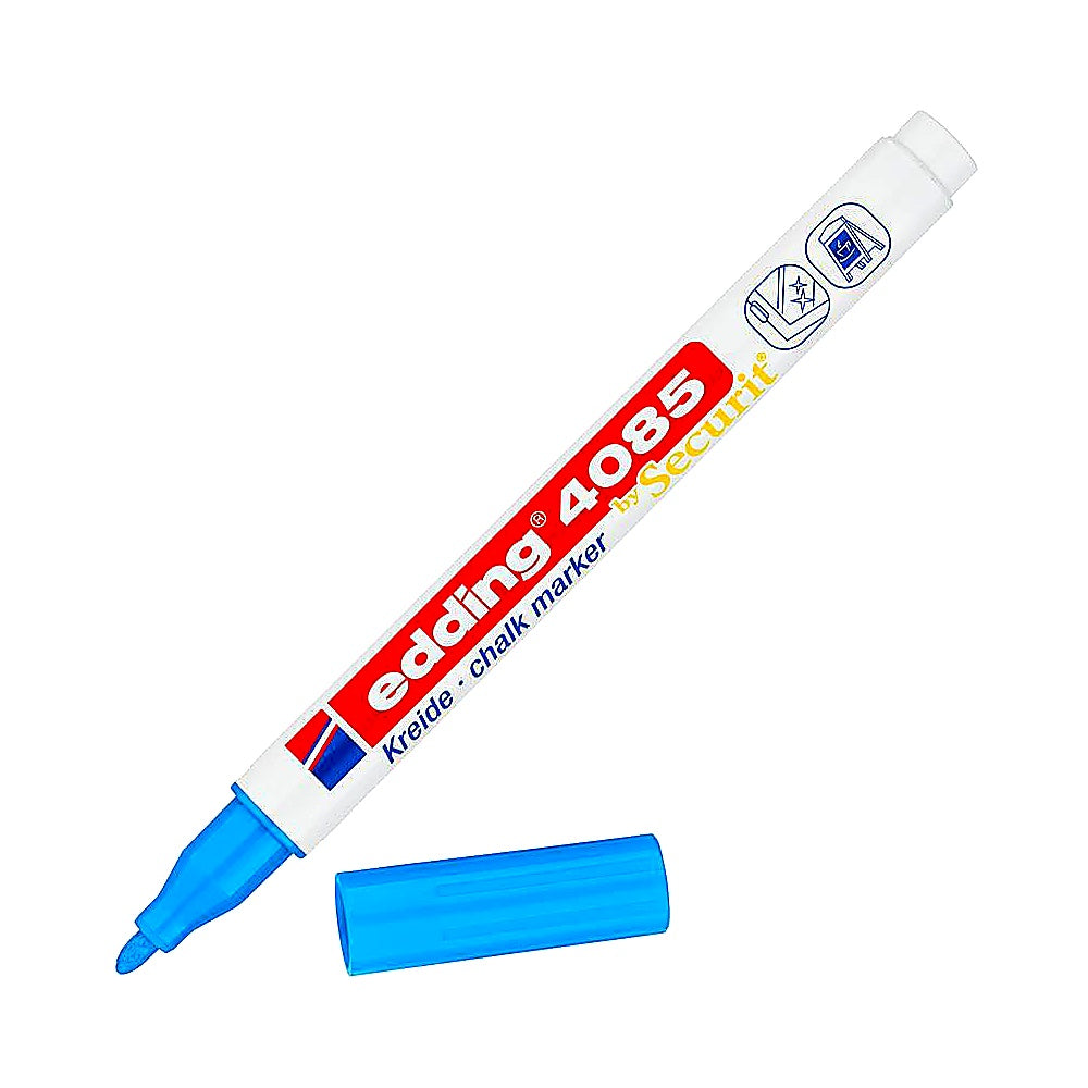 Edding 4085 Kreidemarker, Rundspitze 1–2mm, abwischbar, Fenster & Tafel