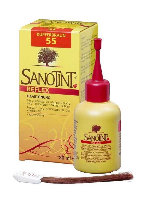 Sanotint Reflex Tönung natürliche Haarfarbe sanfte Pflege