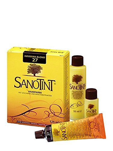 Sanotint Haarfarbe permanente Haarcoloration schonende Formel