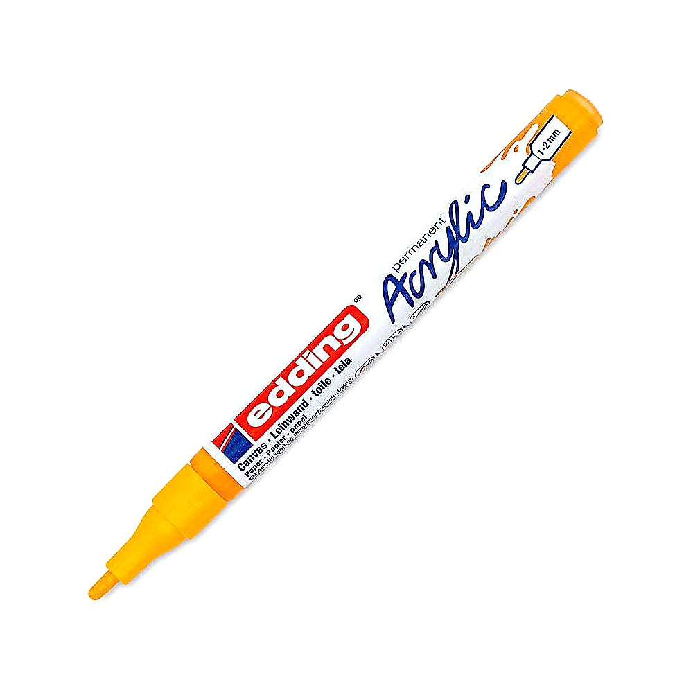 Edding 5300 Acrylmarker fein, Rundspitze 1–2 mm, wasserfest, Leinwand & Holz