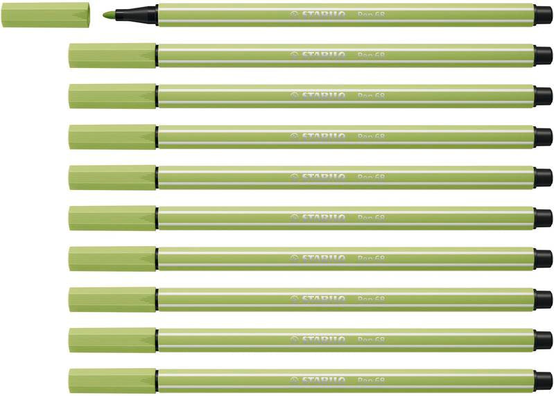 STABILO Filzstift Pen 68 10er Set verschiedene Farben
