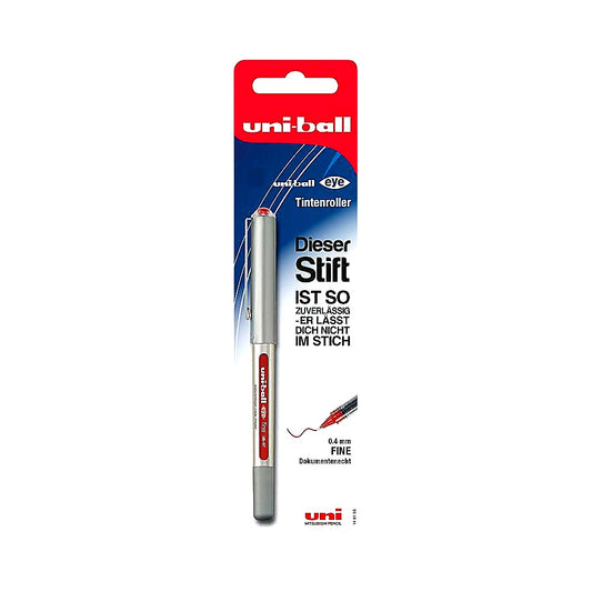 Uni Ball 148198 Tintenroller Eye UB 157 fine 0.4mm rot 1 Stück