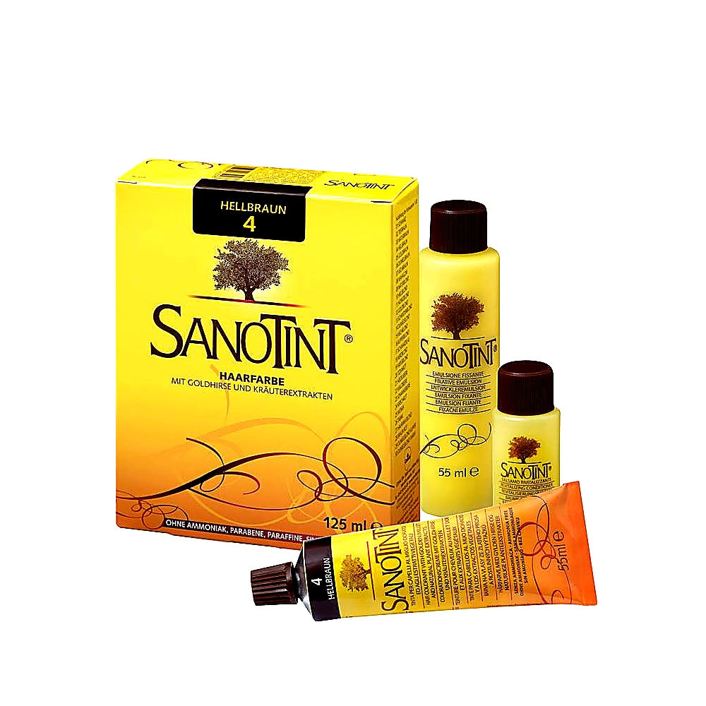Sanotint Haarfarbe permanente Haarcoloration schonende Formel