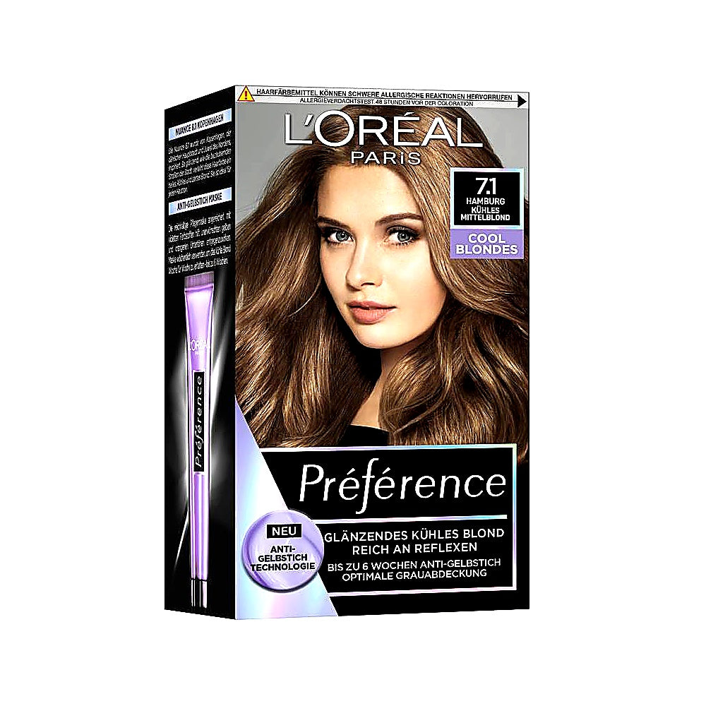L'Oréal Préférence Permanente Haarfarbe Coloration Glanzpflege Set professionelle Farbe