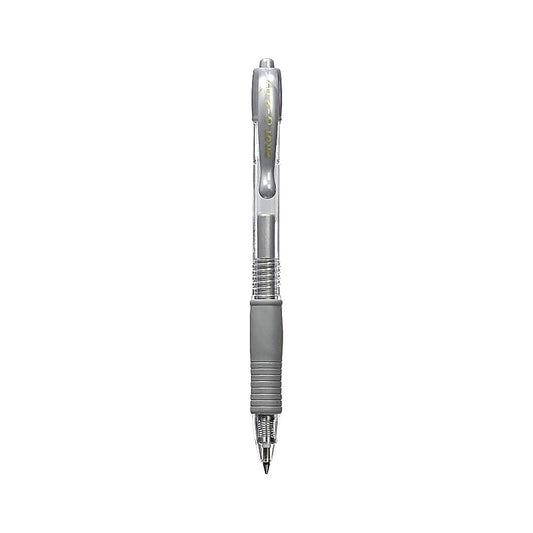Pilot G2 Metallic silber Tintenroller Schule Büro Basteln Schreiben