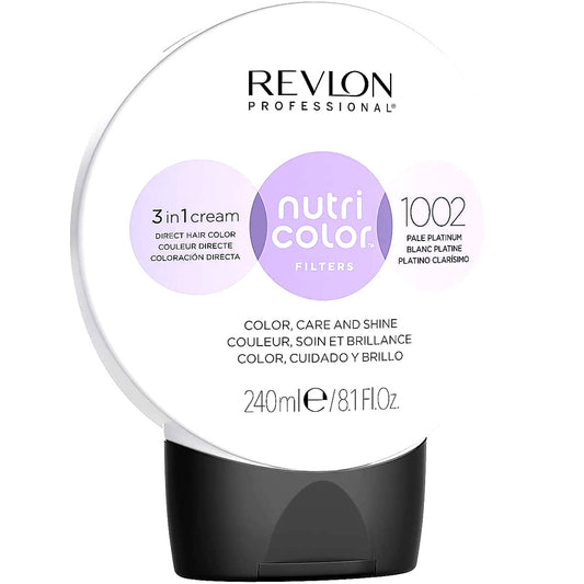 Revlon Nutri Color Filters 1002 Helles Platin 240ml Gelbstich neutralisieren