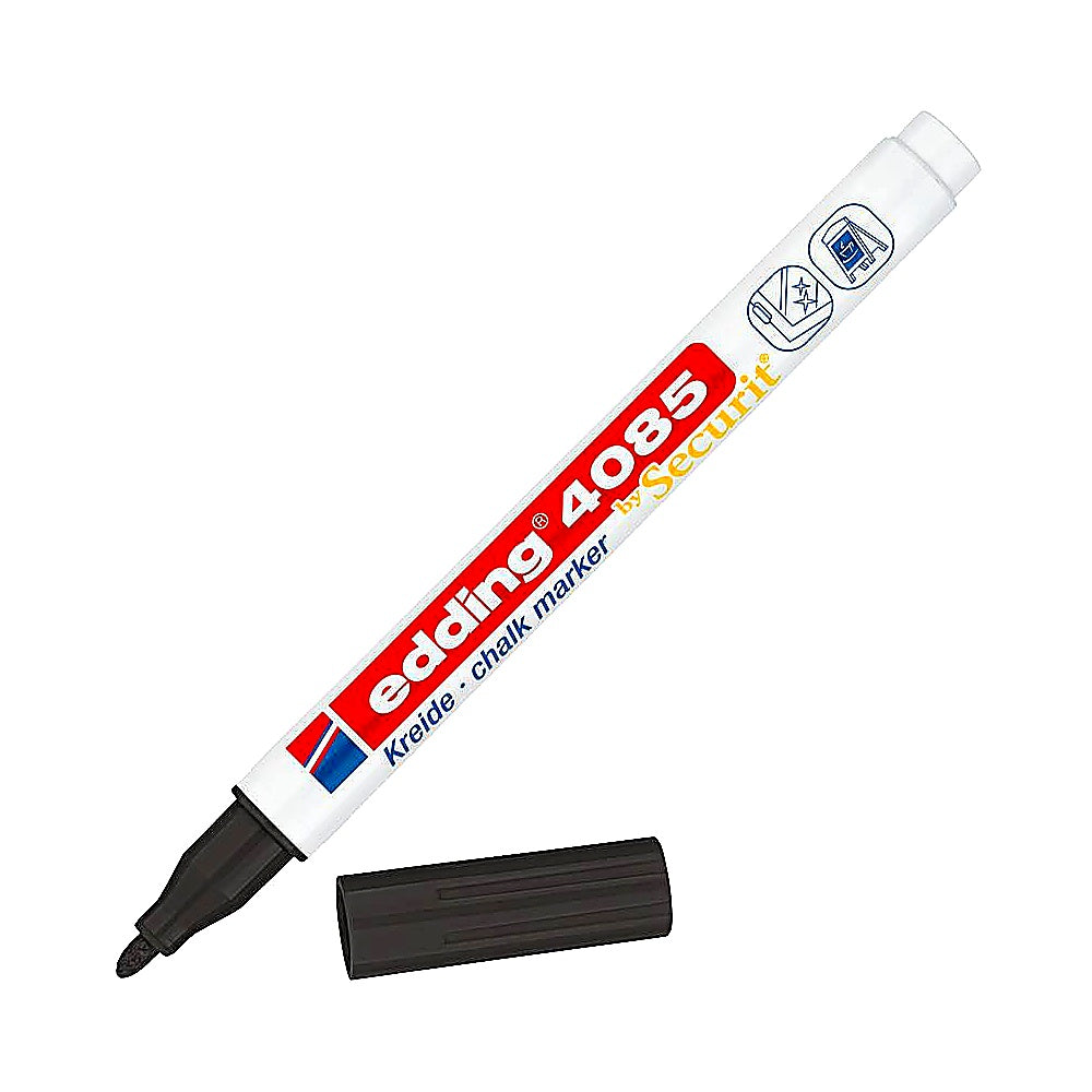 Edding 4085 Kreidemarker, Rundspitze 1–2mm, abwischbar, Fenster & Tafel