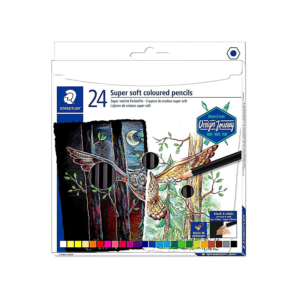 Staedtler Buntstifte Set 24er Farbstifte Schule Zeichnen