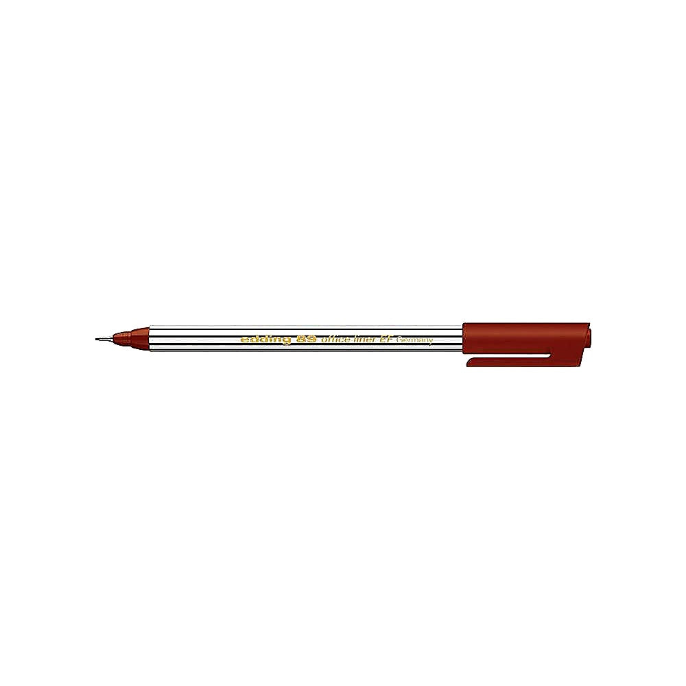 Edding 89 Fineliner, extrafeine Rundspitze 0,3mm, präzises Schreiben