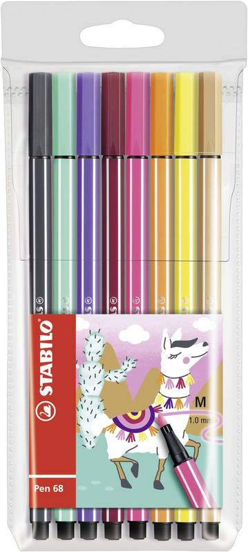 STABILO Filzstift Pen 68 8er Set verschiedene Farben