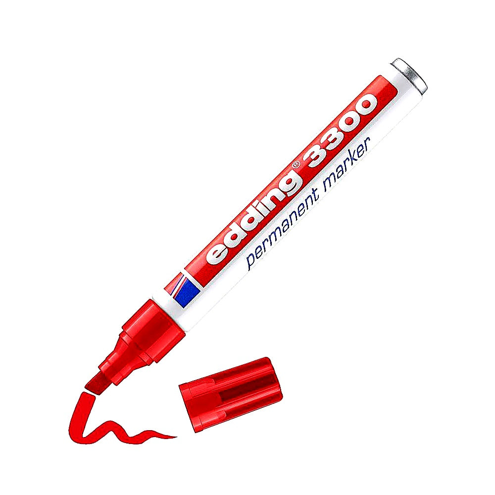 Edding 3300 Permanentmarker, Keilspitze 1–5mm, universal, schnelltrocknend