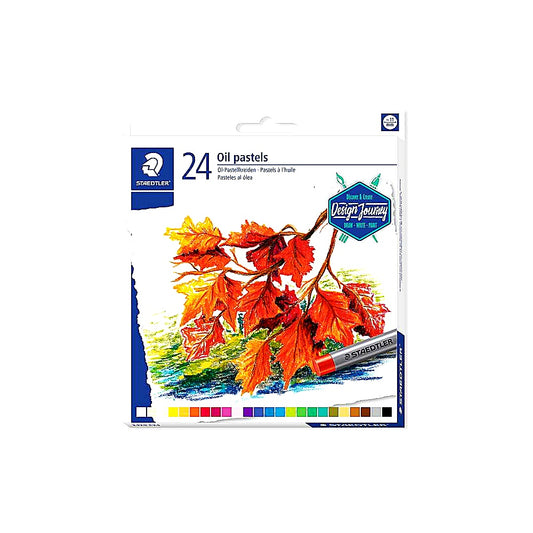Staedtler Ölpastellkreiden 24er Kartonetui bunte Pastellkreiden