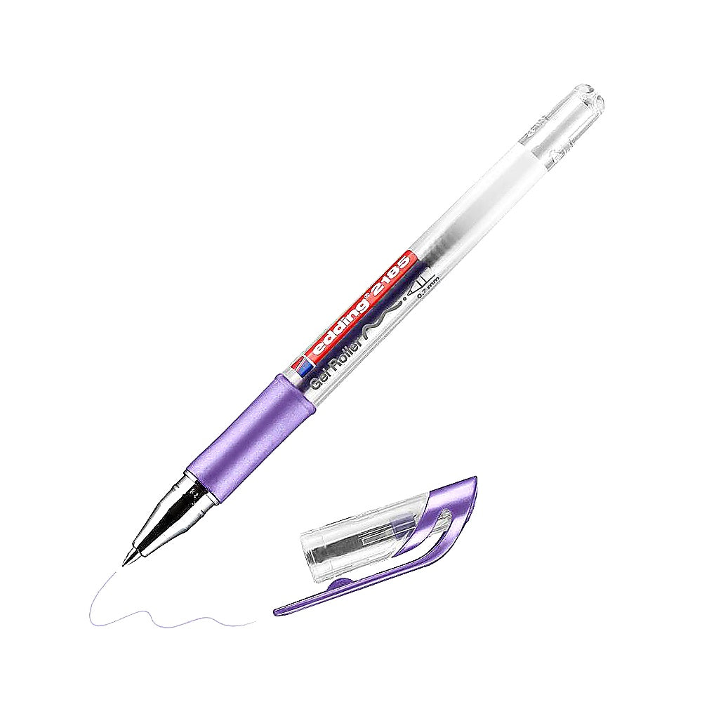 Edding 2185 Gelroller 0,7mm, weiß gold silber, Gelschreiber Bulletjournal