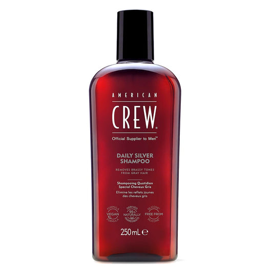American Crew Daily Silver Shampoo 250ml, Silbershampoo Männer