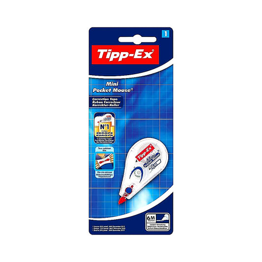 Tipp Ex Korrekturroller Mini Pocket Mouse 6m x 5mm Büro Schule Home Office