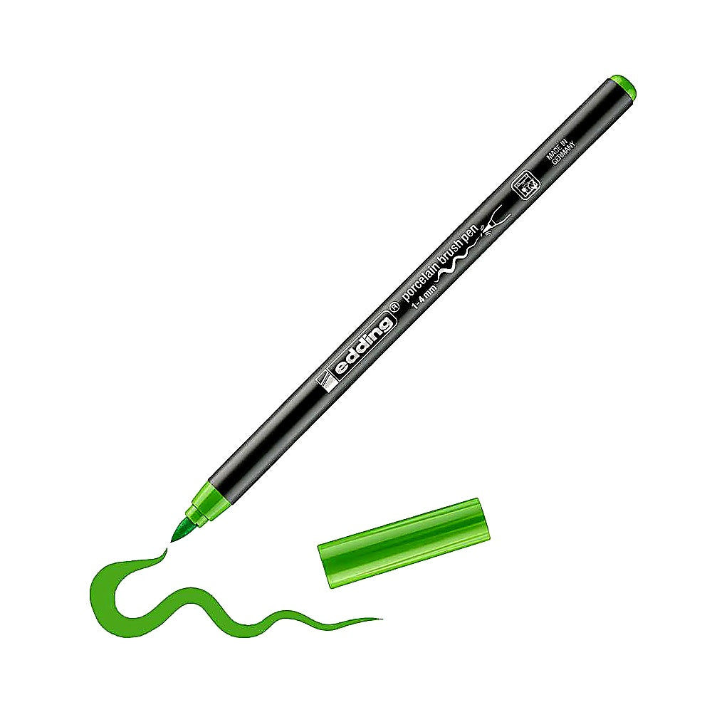 Edding 4200 Porzellan-Brushpen, Stift für Porzellanmalerei & Keramik