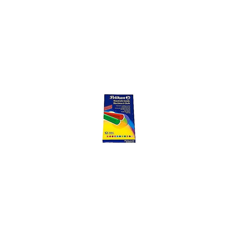Pelikan Wandtafelkreide 745/12 farbig sortiert Schule Whiteboard Zeichnen