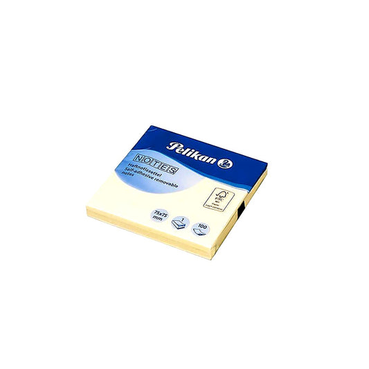 Pelikan Notes 76x76mm 100 Blatt Gelb Notizzettel Haftnotizen Schule Büro