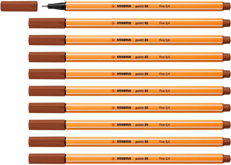STABILO Fineliner point 88 10er Set verschiedene Farben