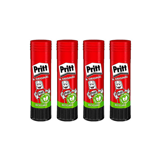 Pritt Klebestift 22g 4er Pack starker Bastelkleber für Schule und Büro