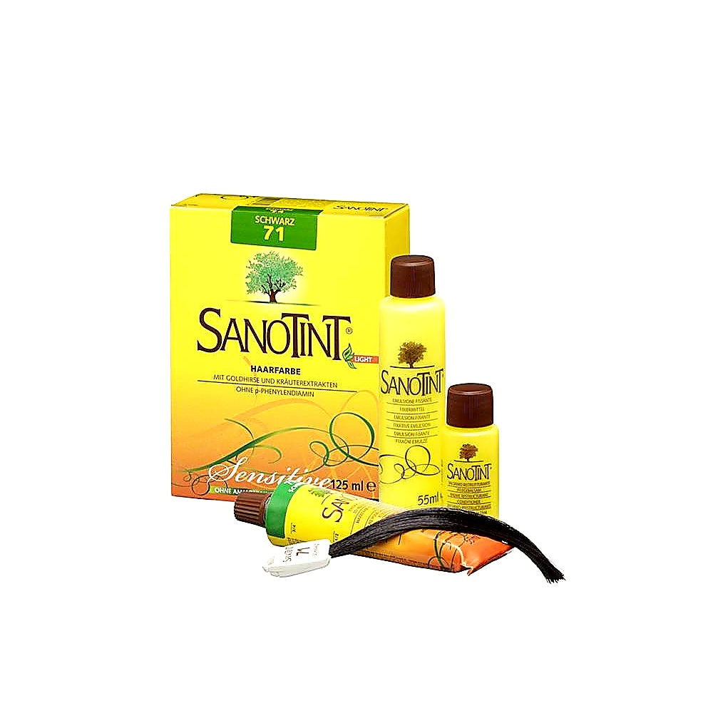 Sanotint Haarfarbe permanente Haarcoloration schonende Formel