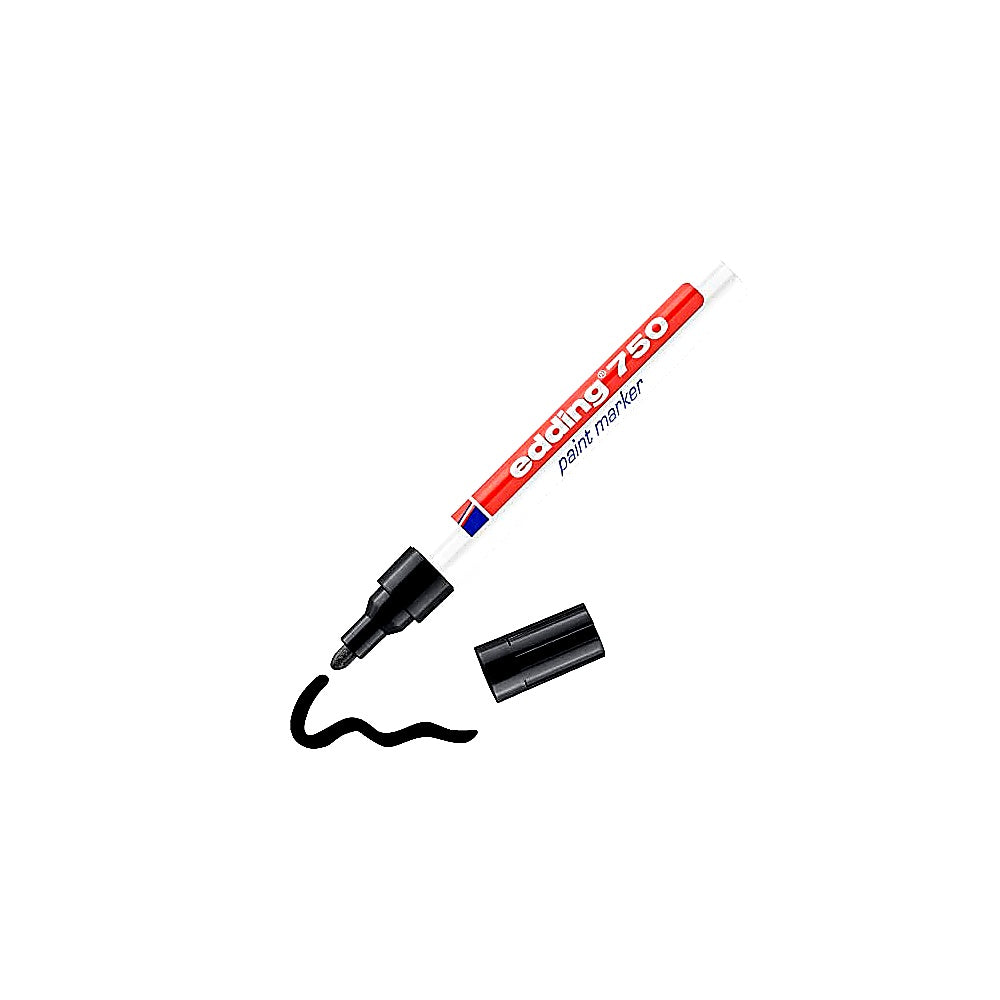 Edding 750 Lackmarker, mittlere Spitze 2–4 mm, deckend, für viele Materialien