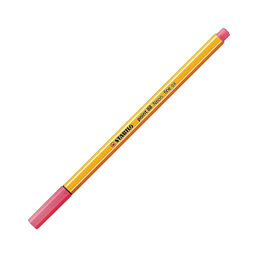 STABILO Fineliner point 88 Neonfarbe 5er Set verschiedene Farben