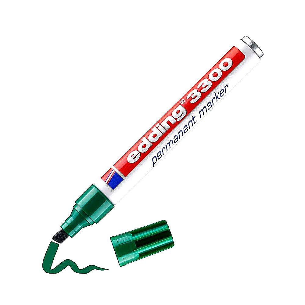 Edding 3300 Permanentmarker, Keilspitze 1–5mm, universal, schnelltrocknend