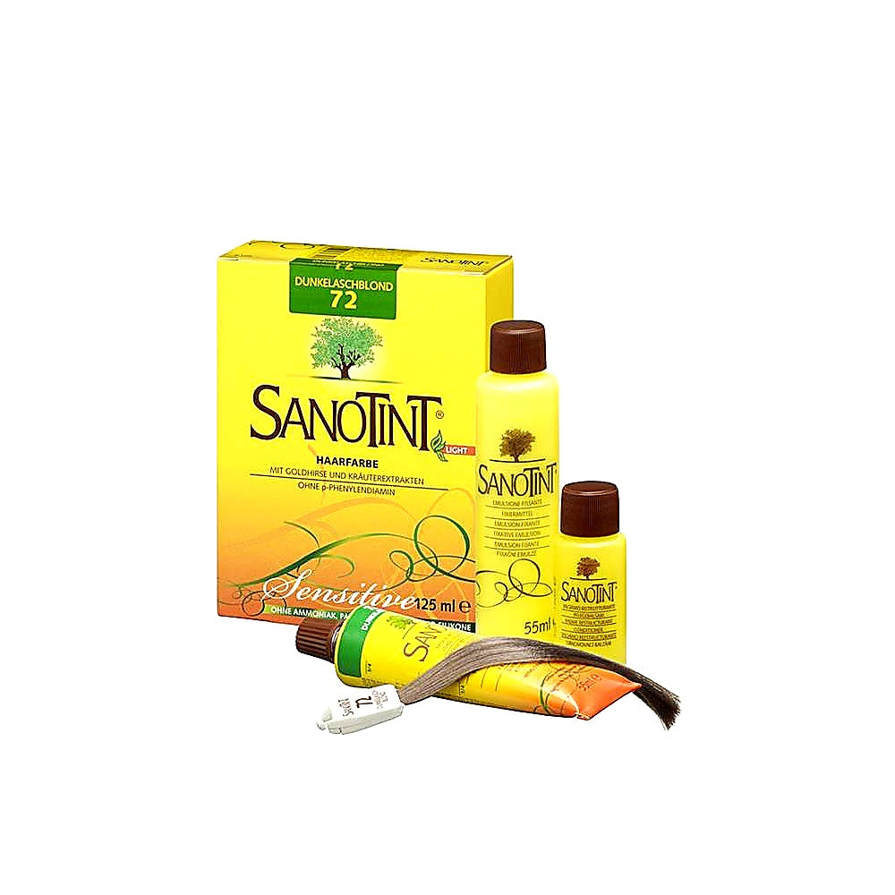 Sanotint Haarfarbe permanente Haarcoloration schonende Formel