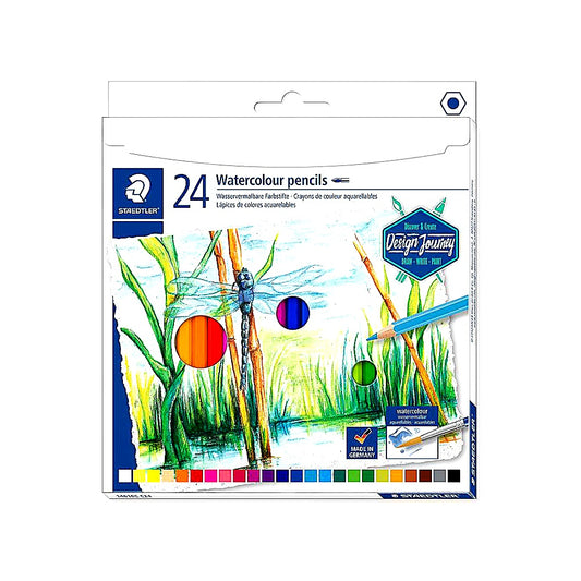 Staedtler Wasservermalbare Buntstifte 24er Kartonetui Aquarellstifte