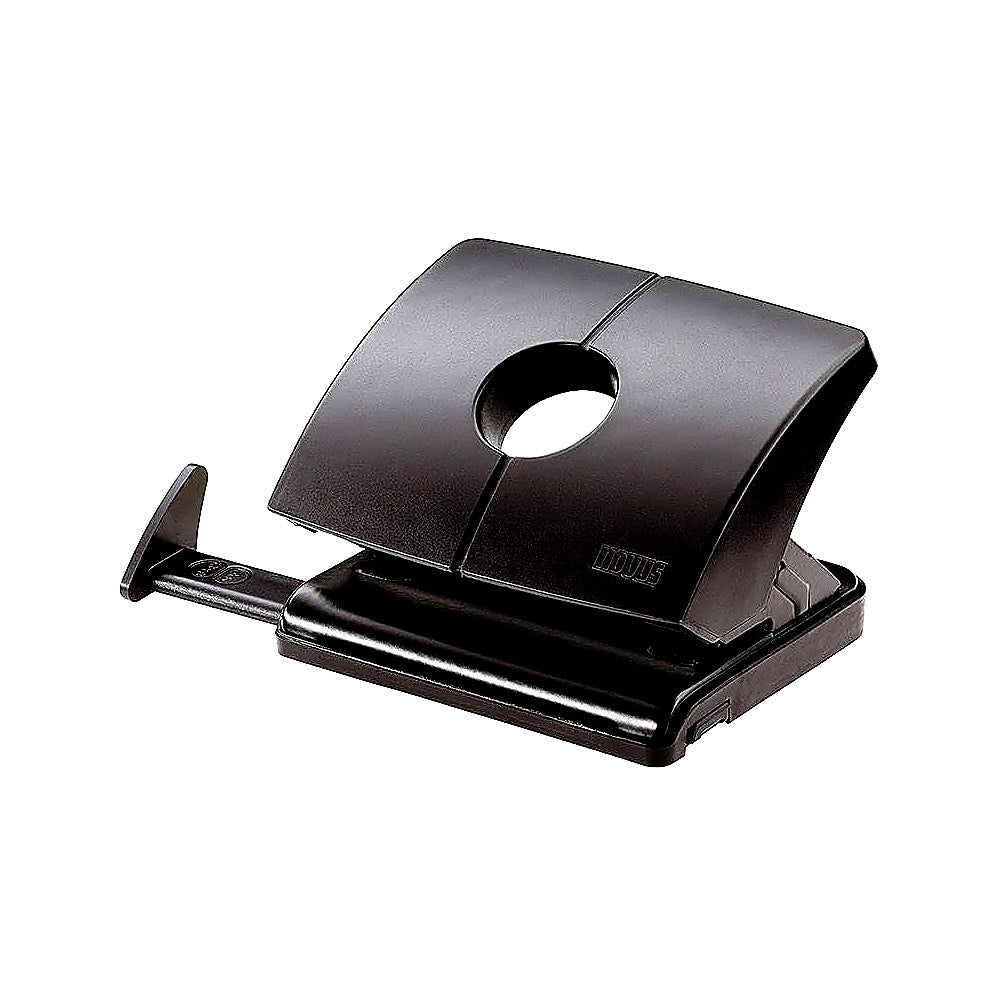 Novus B216 Bürolocher schwarz 16 Blatt Metall/Kunststoff mit Anschlagschiene