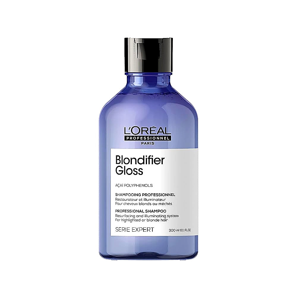 L'Oréal Blondifier Shampoo Gloss 300ml Glanzshampoo für blondiertes Haar Acai