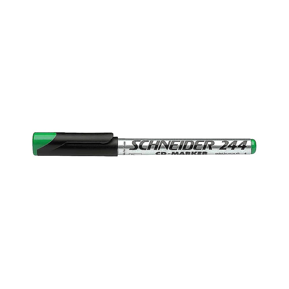 Schneider CD-Marker 244 0.7mm grün CD DVD permanente Beschriftung