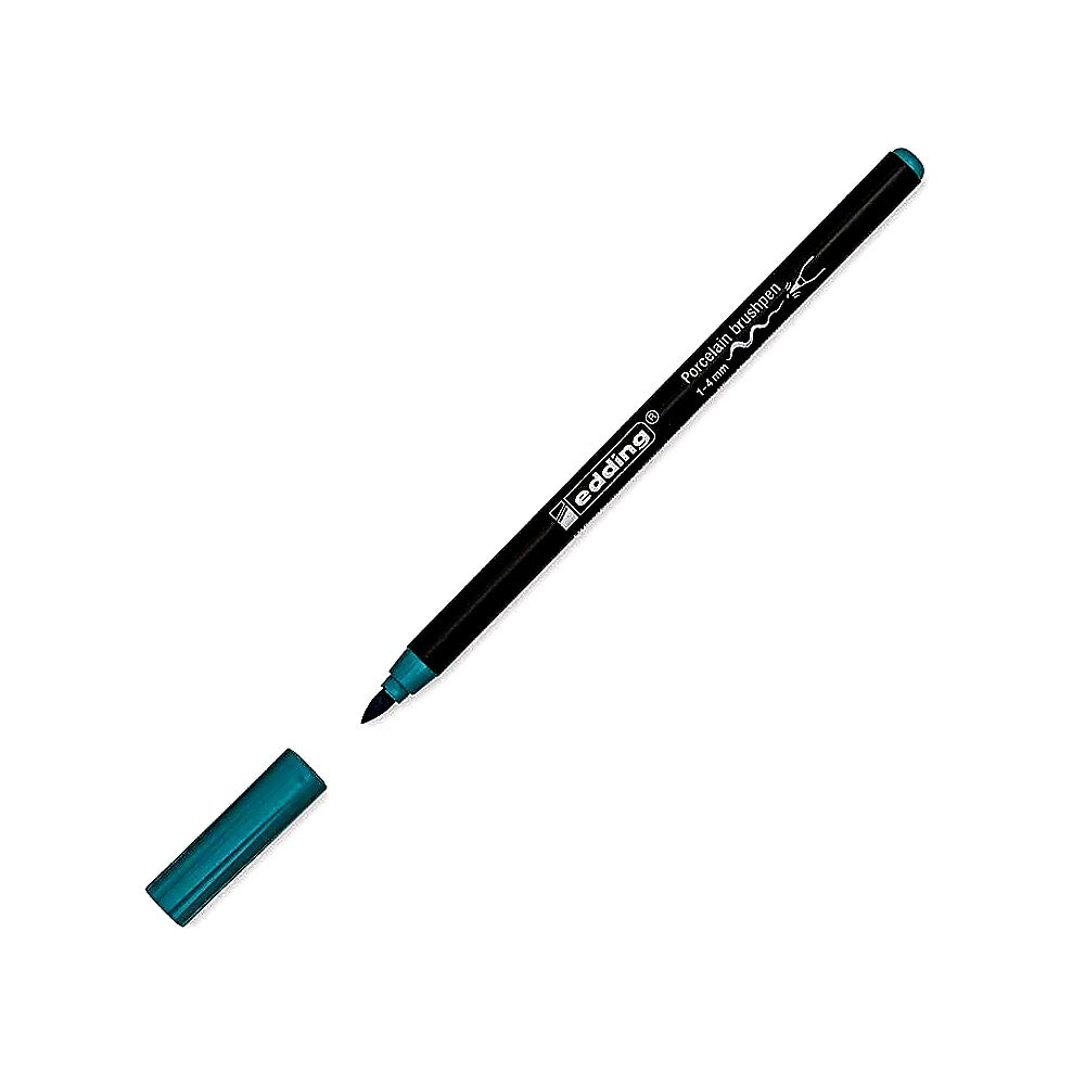 Edding 4200 Porzellan-Brushpen, Stift für Porzellanmalerei & Keramik