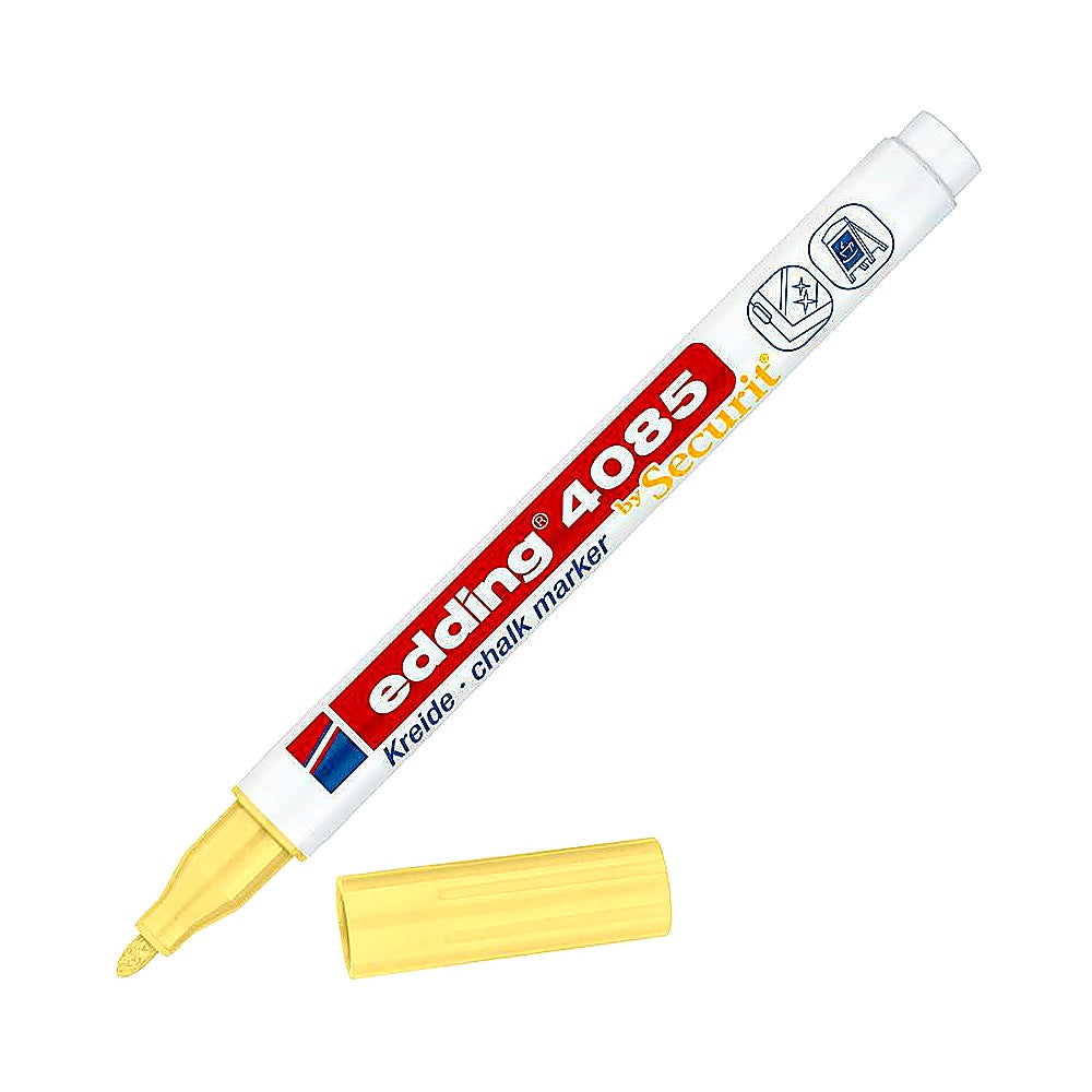 Edding 4085 Kreidemarker, Rundspitze 1–2mm, abwischbar, Fenster & Tafel