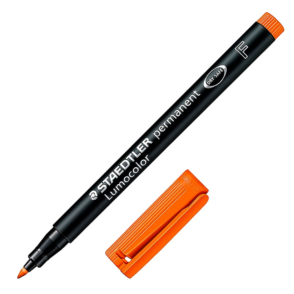 Staedtler Lumocolor Folienstift permanent F CD Marker wasserfest