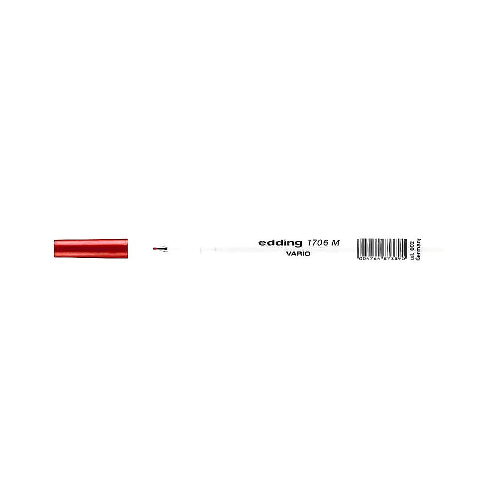 Edding Ersatzminen für Fineliner 1700 Vario rot, Nachfüllmine