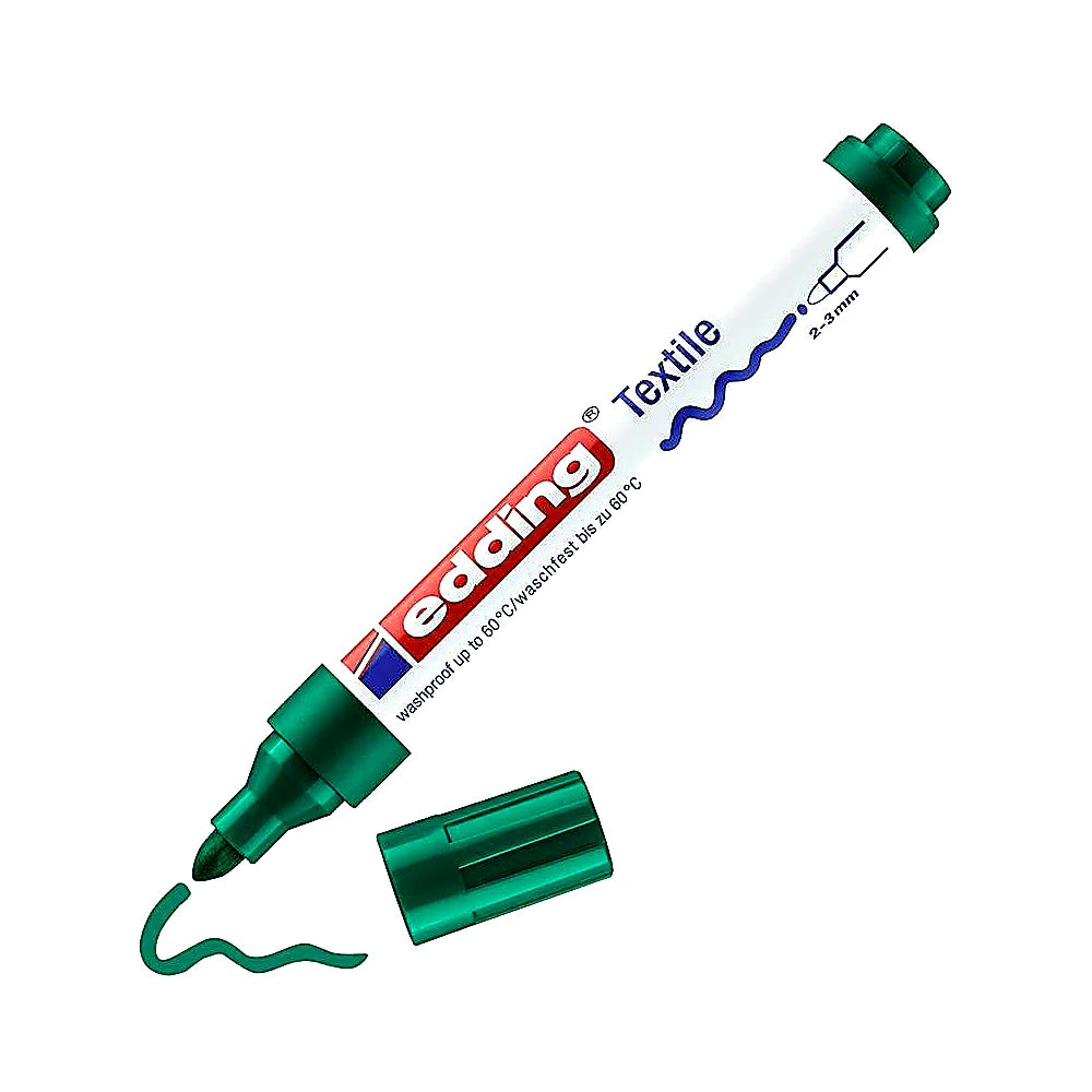 Edding 4500 Textilmarker, Stoffmarker, waschfest, Textilien bemalen
