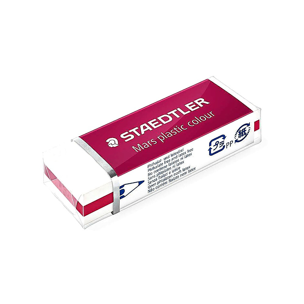 Staedtler Mars Plastic Radierer colour Radiergummi farbig sauber Radieren