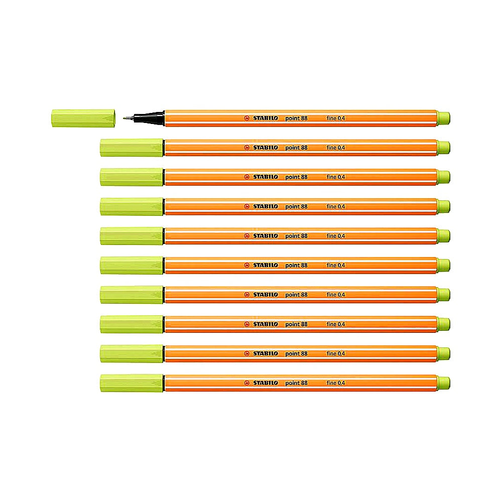 STABILO Fineliner point 88 10er Set verschiedene Farben