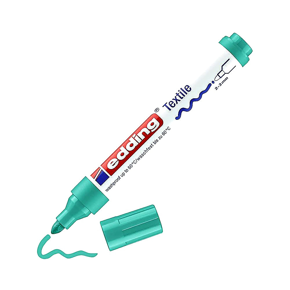 Edding 4500 Textilmarker, Stoffmarker, waschfest, Textilien bemalen
