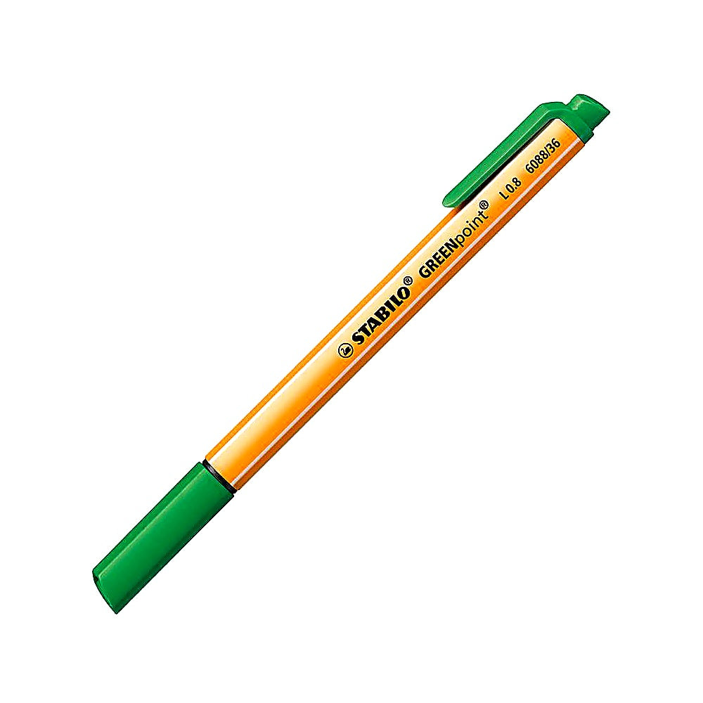 STABILO Filzschreiber GREENpoint Einzelstift