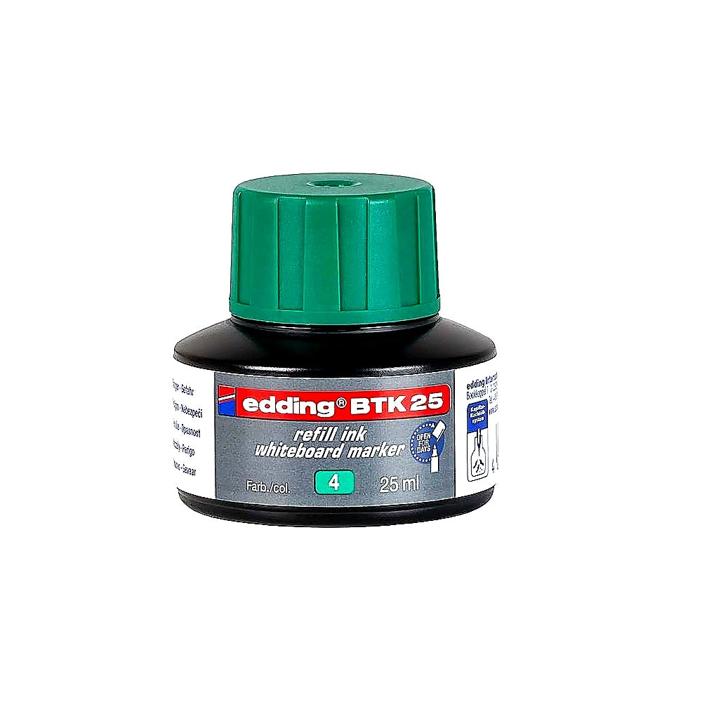 Edding BTK 25 Nachfülltinte Whiteboardmarker, 25 ml, schnelles Nachfüllen