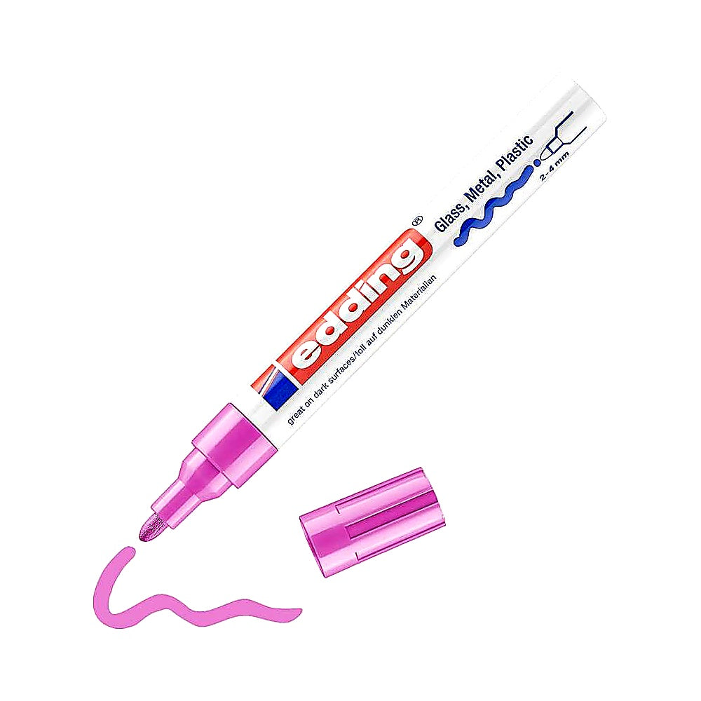 Edding 750 Lackmarker, mittlere Spitze 2–4 mm, deckend, für viele Materialien