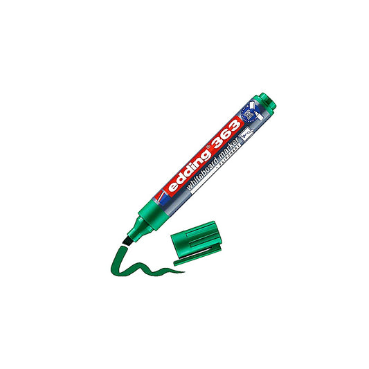 Edding 363 Whiteboardmarker grün, Keilspitze 1–5mm, Boardmarker abwischbar